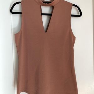Tan Dressy Top